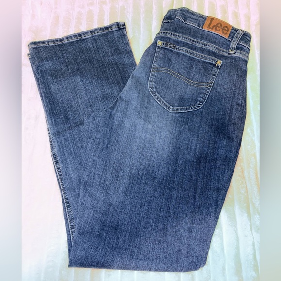 Lee Classic Blue Denim Jeans - Picture 1 of 4
